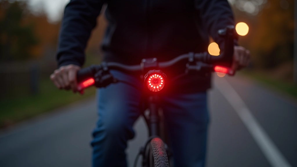 Velosipēda priekšējais un aizmugurējais gaismiņš, montēti uz rāmja un riteņa
