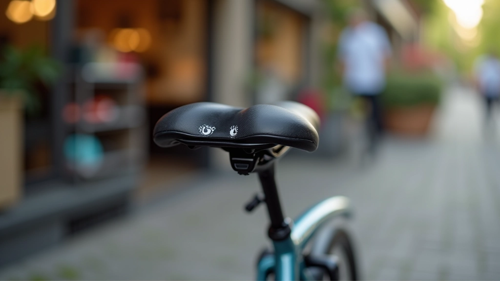 Dažādi velosipēdu modeļi rindā, fokusējot uz komforta velosipēdu sēdekļa ergonomiskā dizaina detaļām